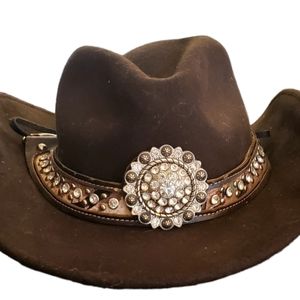 NWT Montana West Cowgirl Hat Shapable Brown